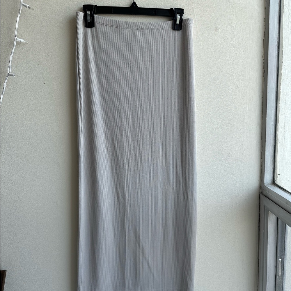 H&M Ribbed Pencil Maxi Skirt